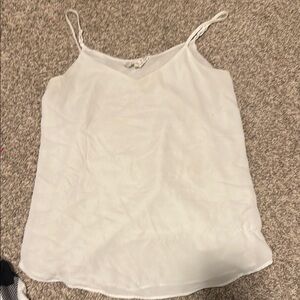 White Women's Spaghetti Strap Top